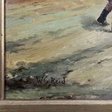 W. G Reid: oil on panel signed lower left