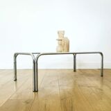 Coffee table 70 in smoked glass