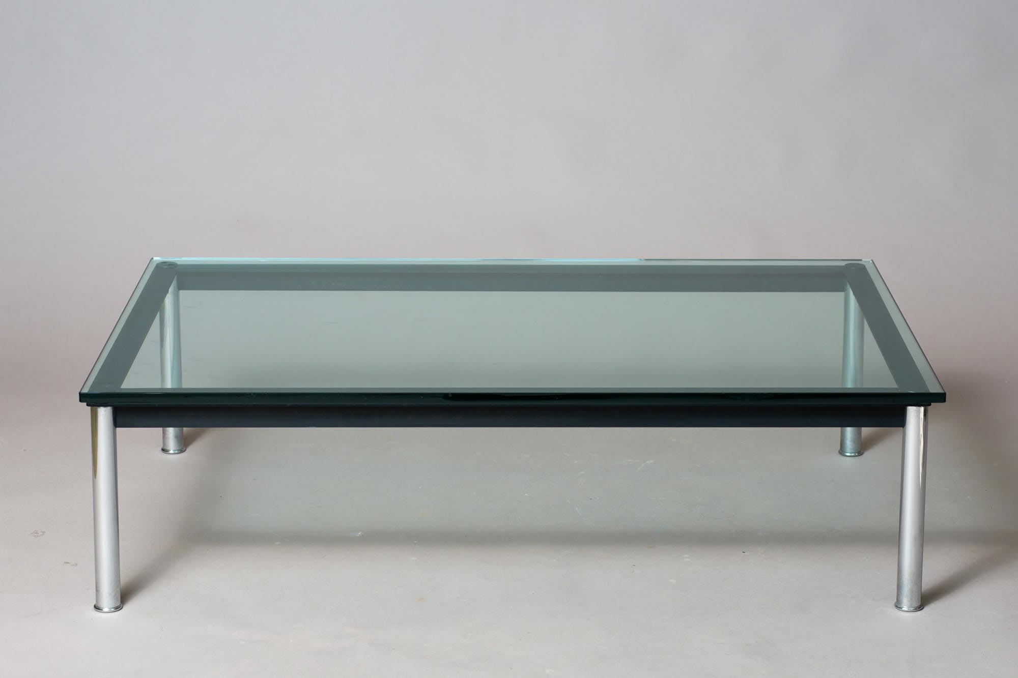 Model LC10 coffee table by Le Corbusier for Cassina