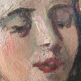 Old portrait painting