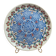 Large vintage wall plate in ceramic from Kütahya, signed – hand-painted oriental decoration.