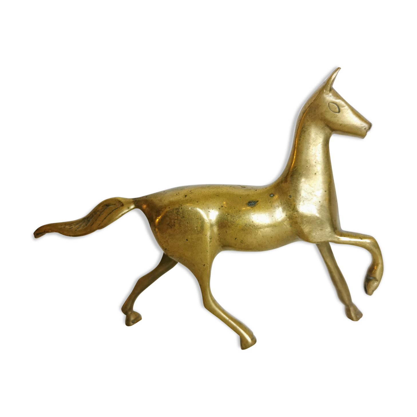 Brass horse