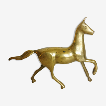 Brass horse