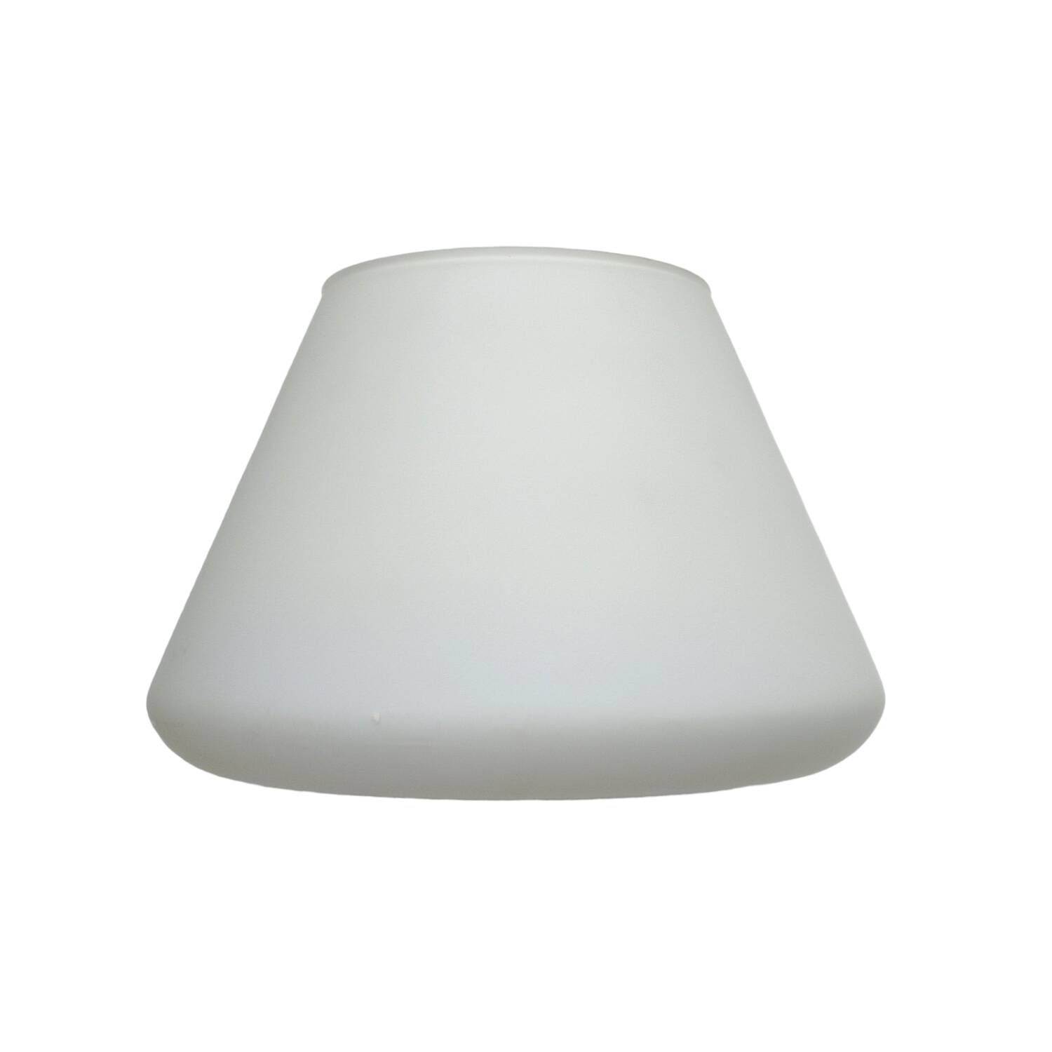 Lampe de table champignon en verre vintage