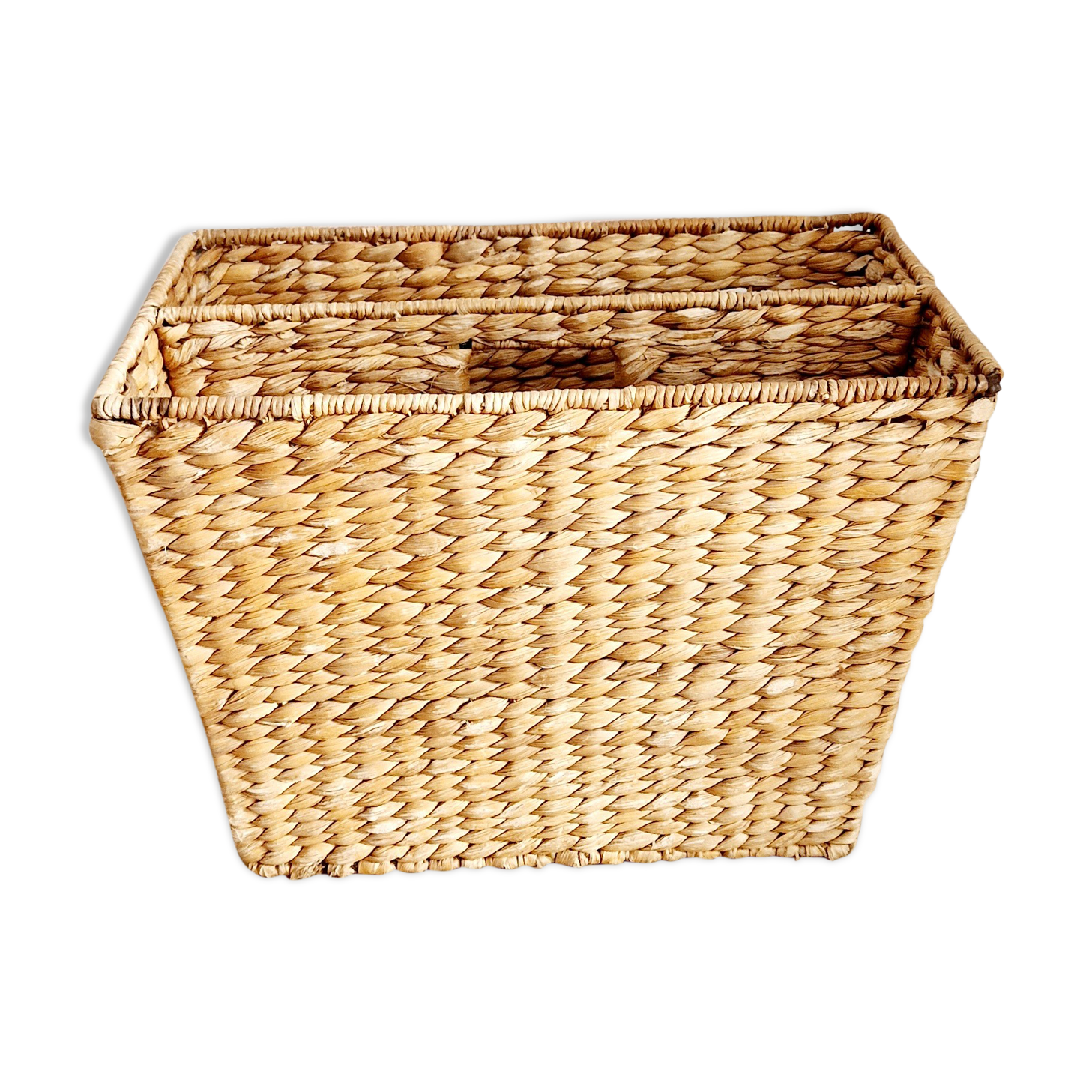 Water hyacinth magazine holder