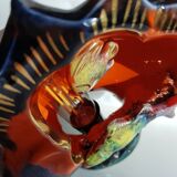 Lampe poisson en céramique avec ampoule