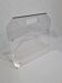 Vintage transparent plexiglass magazine rack, 1970s, Hollywood Regency.