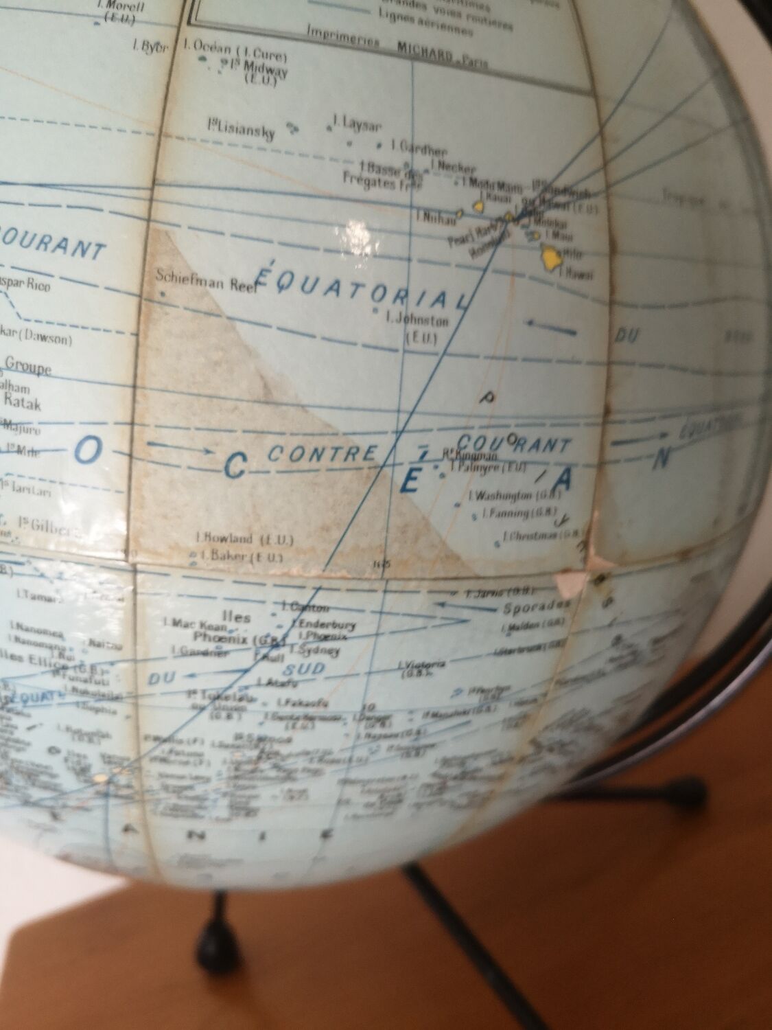 Vintage globe