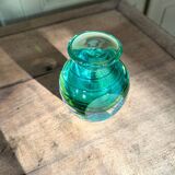Murano Sommerso glass bottle, Luigi Onesto