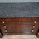 Empire commode in mahogany – Detached columns – Marble top – 19th century