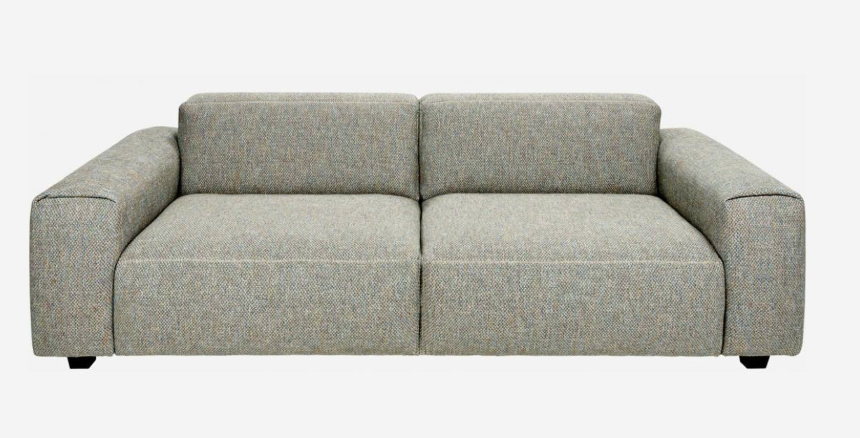 POSADA sofa 3 places HABITAT fabric Bellagio - Lagoon Green