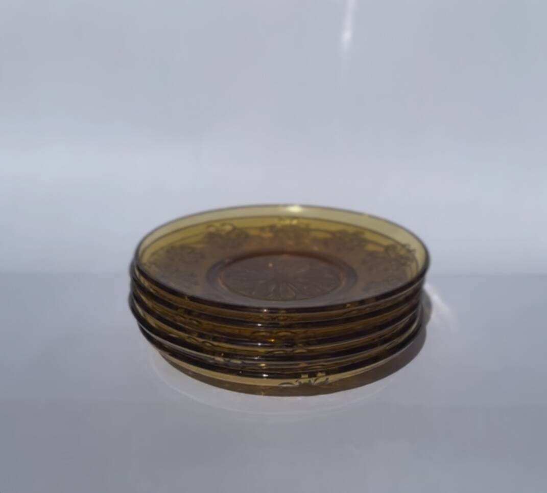 Vereco tableware (Daisy model) smoked glass