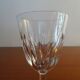 2 old white wine glasses Baccarat crystal model CASSINO - 12 cm