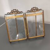 Golden photo frame, Louis XVI style.