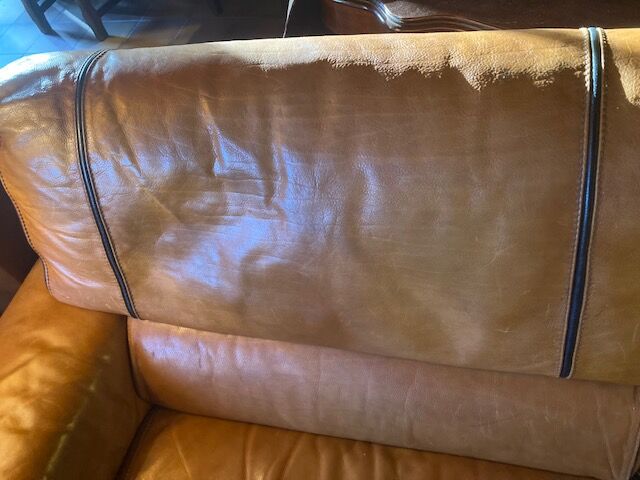 Leather sofa