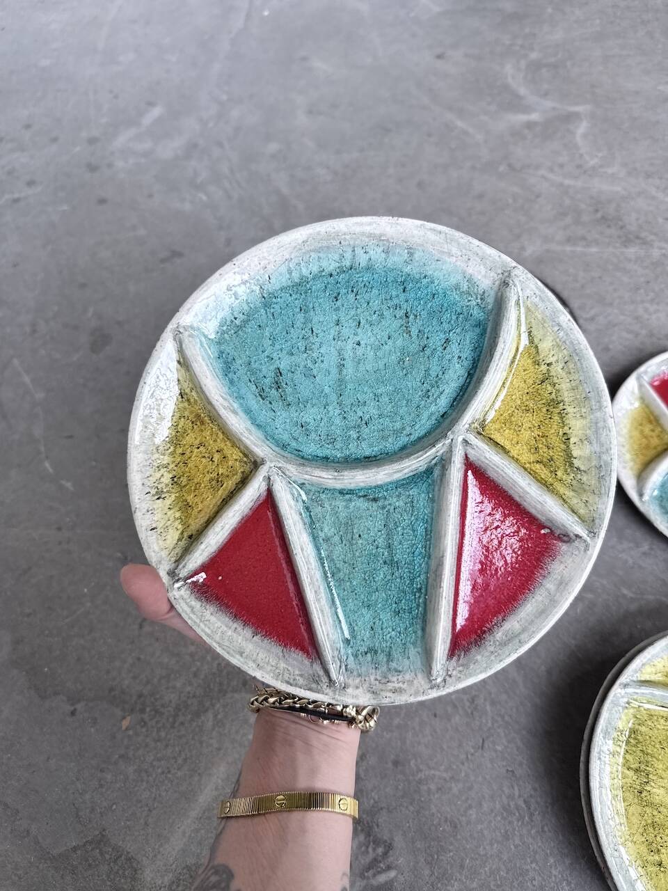 Fondue plates Hugo Kohler