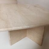 Travertine coffee table 70s