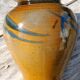 Flamed enamelled stoneware vase