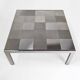 Table basse en acier par Ross Littell, modèle Luar, 1970