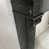 Napoleon III fireplace with a black marble corbel, 19th century.