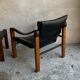 Safari and ottoman armchair by Maurice Burke for Arkana