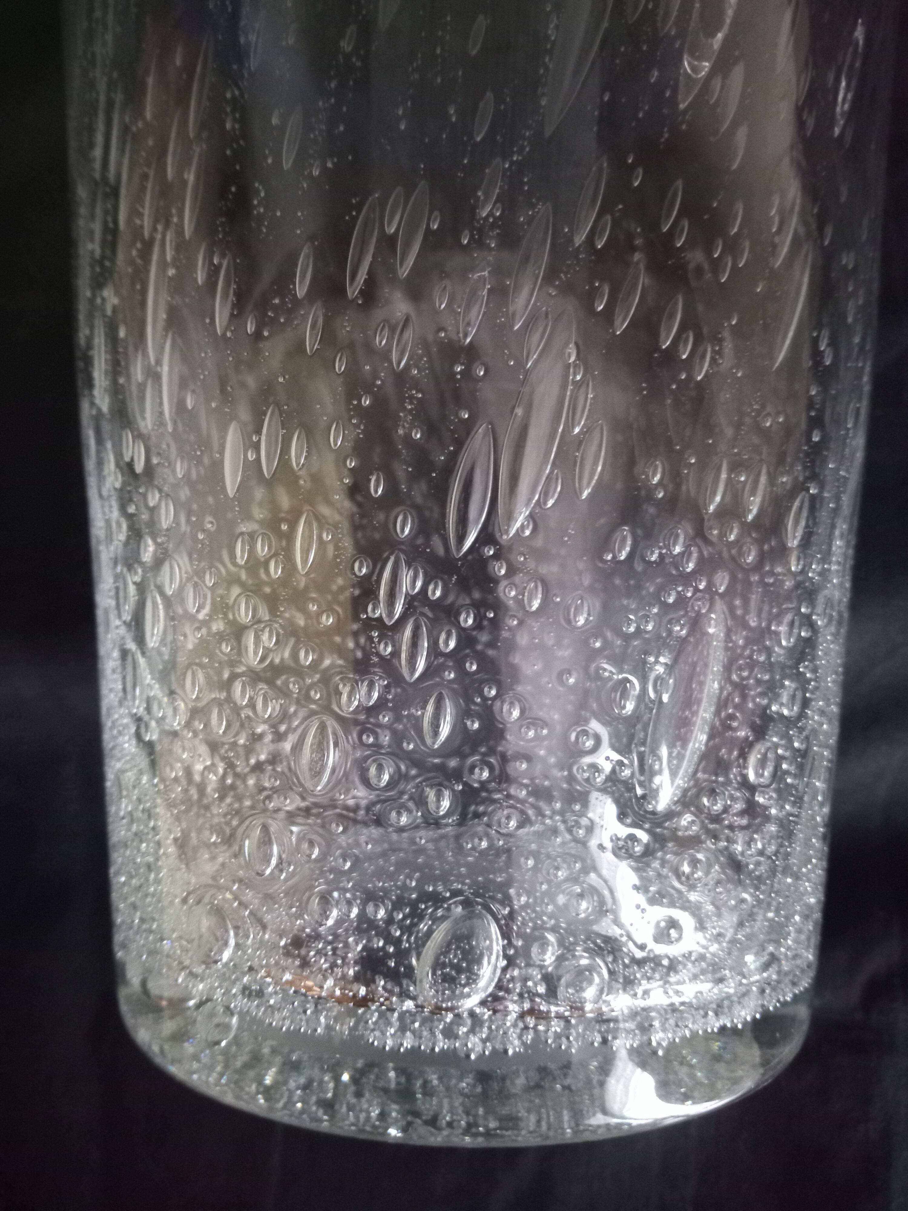 Flared vase with turned neck, h - 30 cm.
