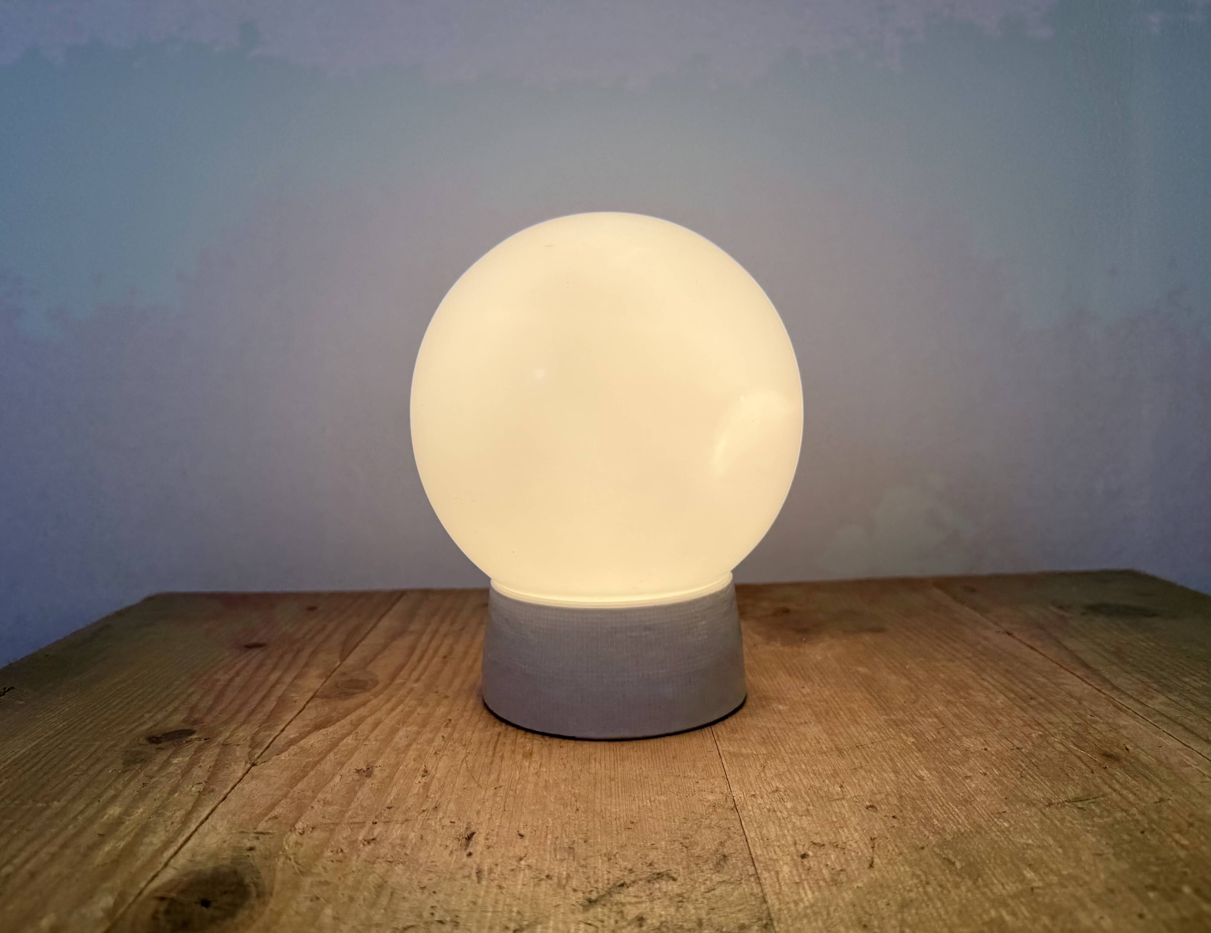 Vintage White Porcelain Ceiling Light, 1970s