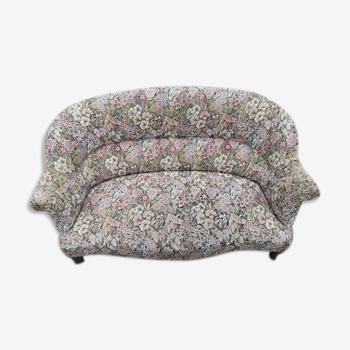 Vintage toad bench sofa with flowers