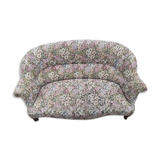 Vintage toad bench sofa with flowers