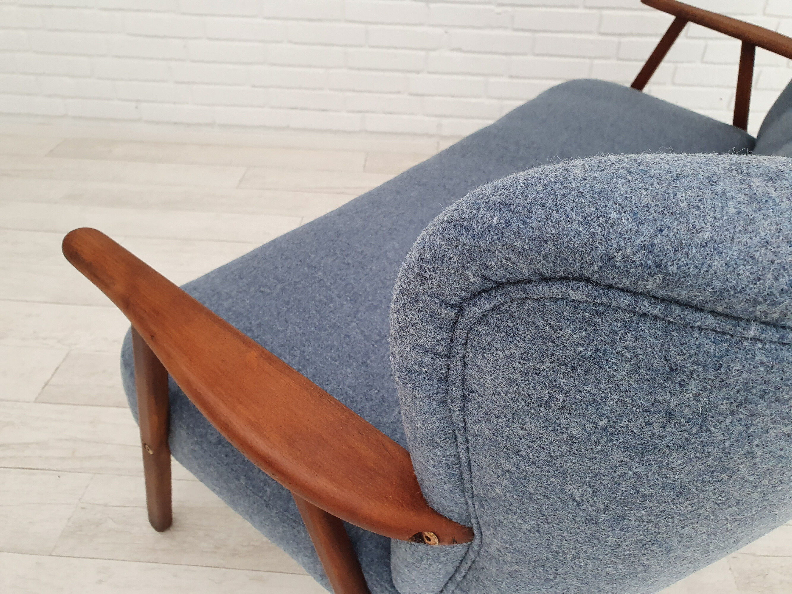 Danish sofa by Erhardsen & Andersen, completely renovated - reupholstered, 70s