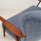 Danish sofa by Erhardsen & Andersen, completely renovated - reupholstered, 70s