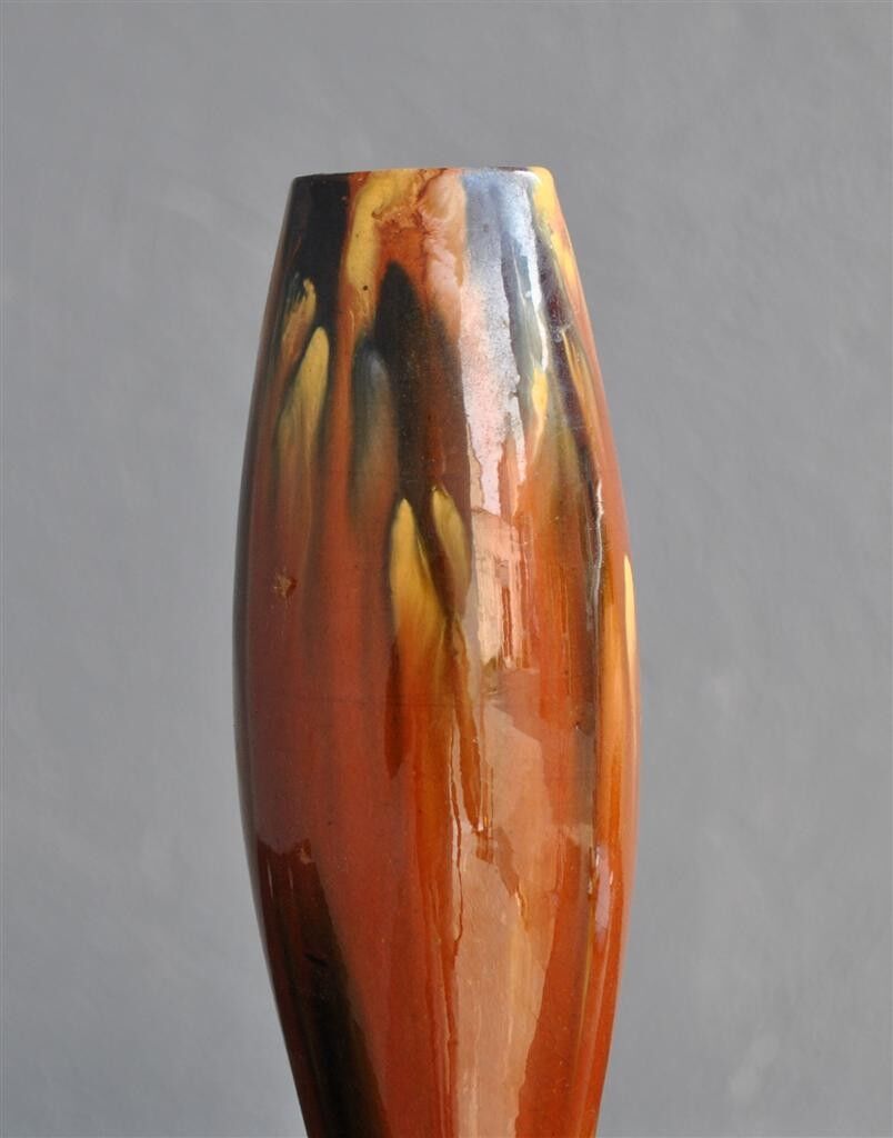 Jug terracotta punctuated by Clément Massier in Golfe-Juan