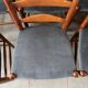 Set of 8 Scandinavian ladderback chairs, 1960s.