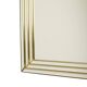 Miroir avec console argentés et dorés – Deknudt