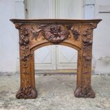 Art Nouveau fireplace.