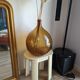 Amber demijohn 25L – mouth-blown – vintage decorative object