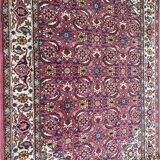 Tapis vintage Transylvanie style persan fait main 131x220 cm