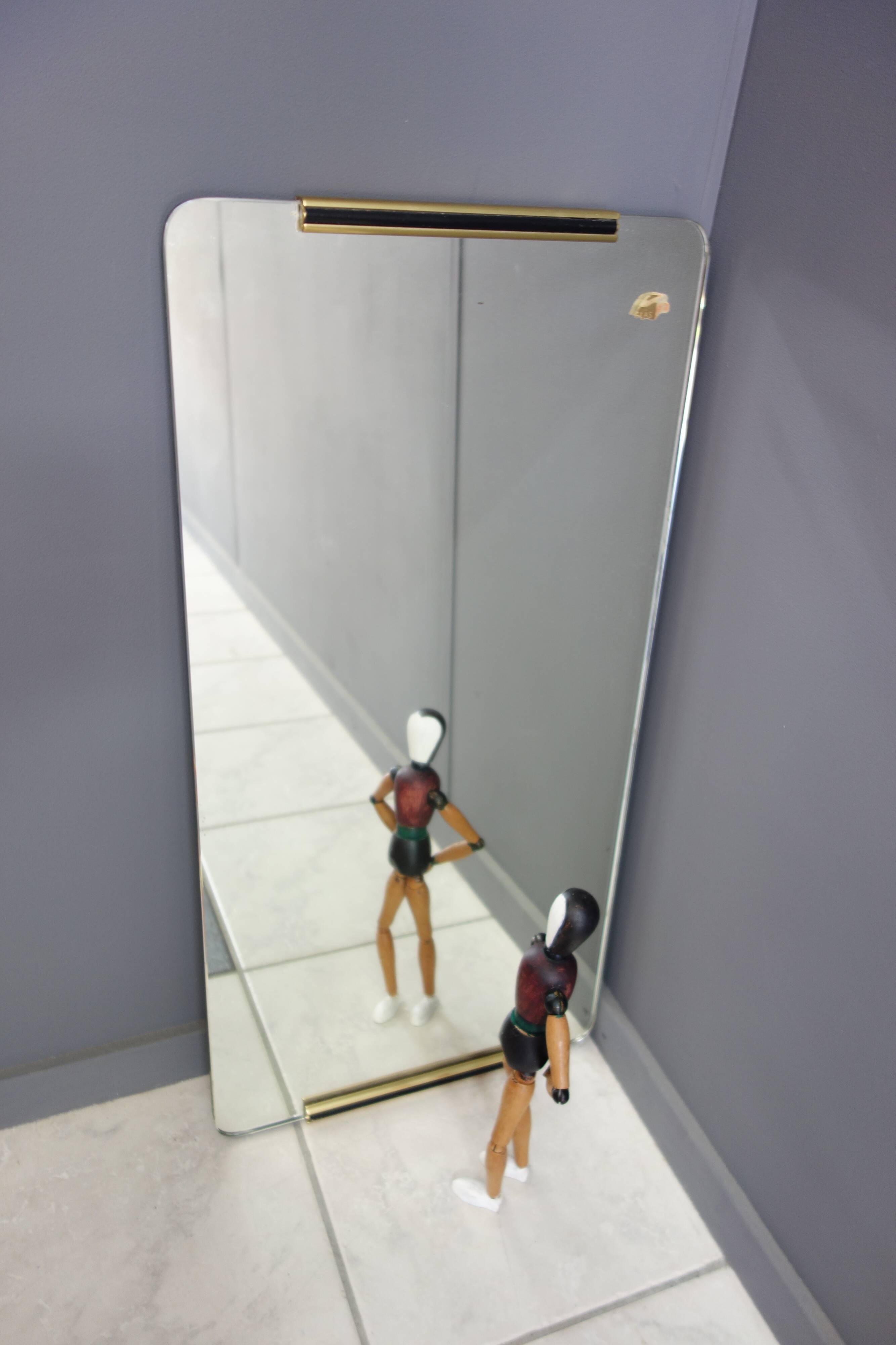 Miroir des années 1950 - 70x35cm