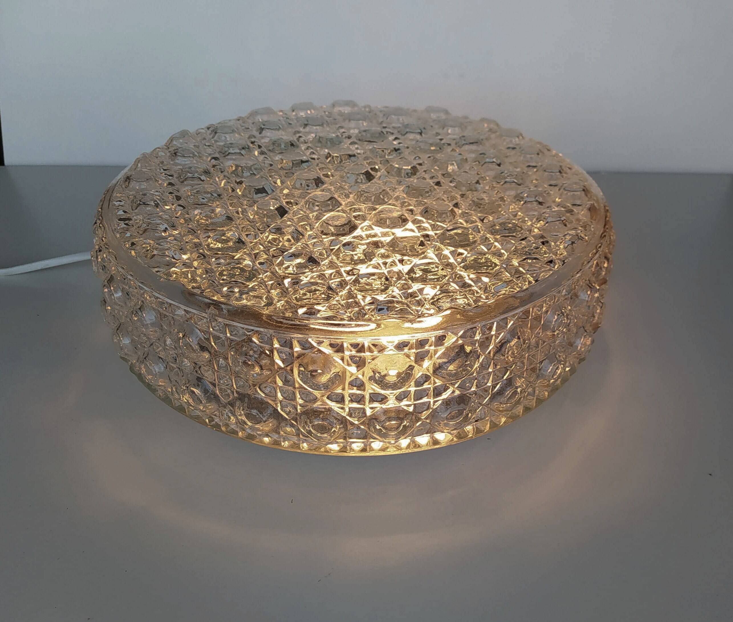 Minimalist bubble glass ceiling or wall light