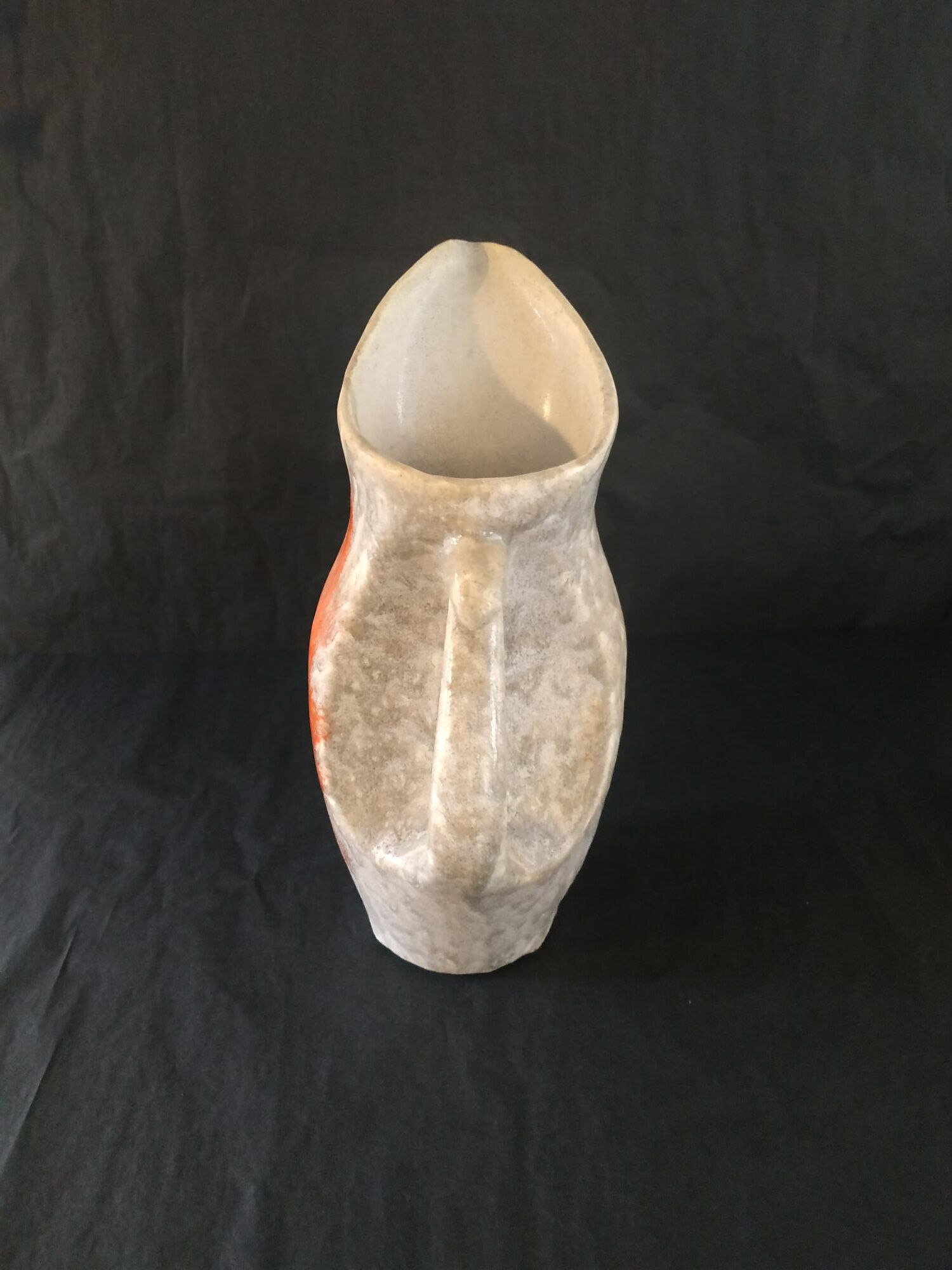 Cruche en grès flammé