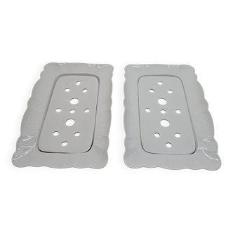 Set of two Pillivuyt Asparagus Dishes