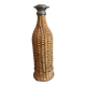 Woven wicker bottle