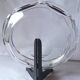 large Baccarat crystal bowl stamped centre plate salad bowl