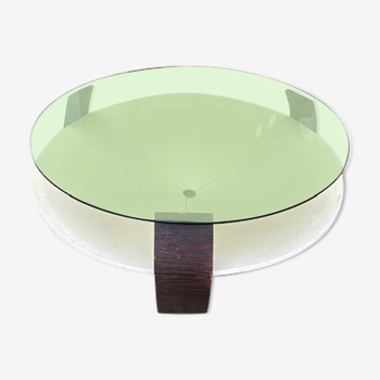 Table basse space âge vers 1970