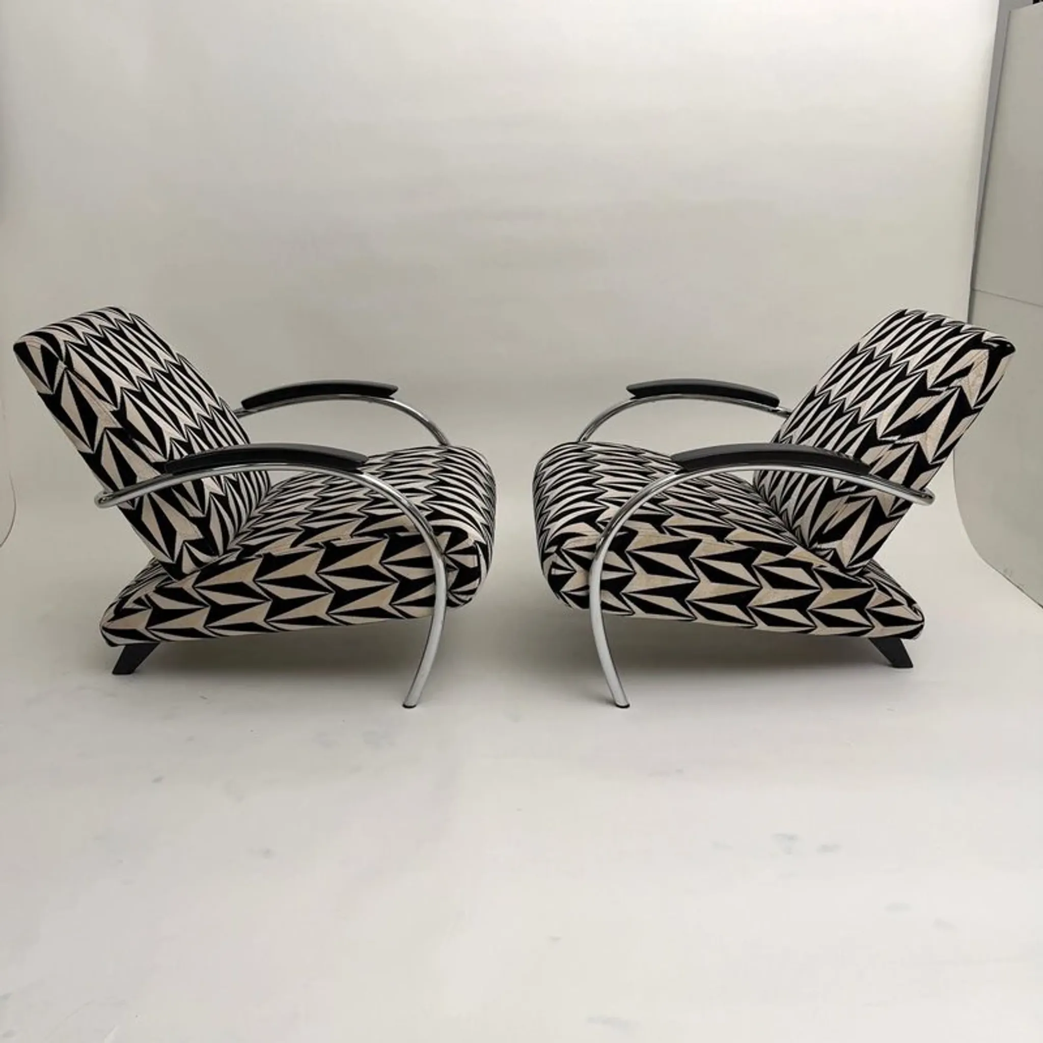 Tubular steel armchairs  by Gelderland, Netherlands, 1990, set of 2
