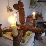 lustre en bois
