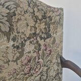 Louis XIII style armchair in walnut