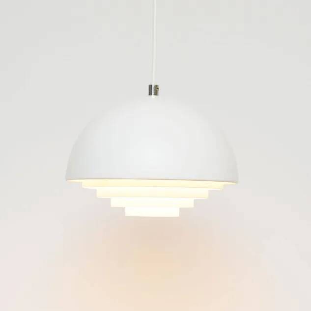 White Scandinavian lamp, Denamrk 90s
