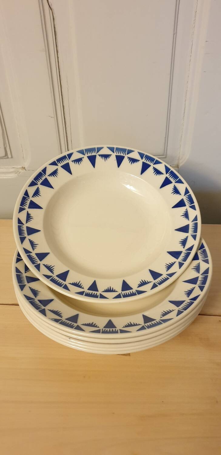 Six Gaston de Badonviller plates
