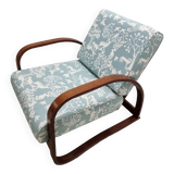H-70 adjustable Art Deco armchair by J. Halabala, 1930s Czechoslovakia